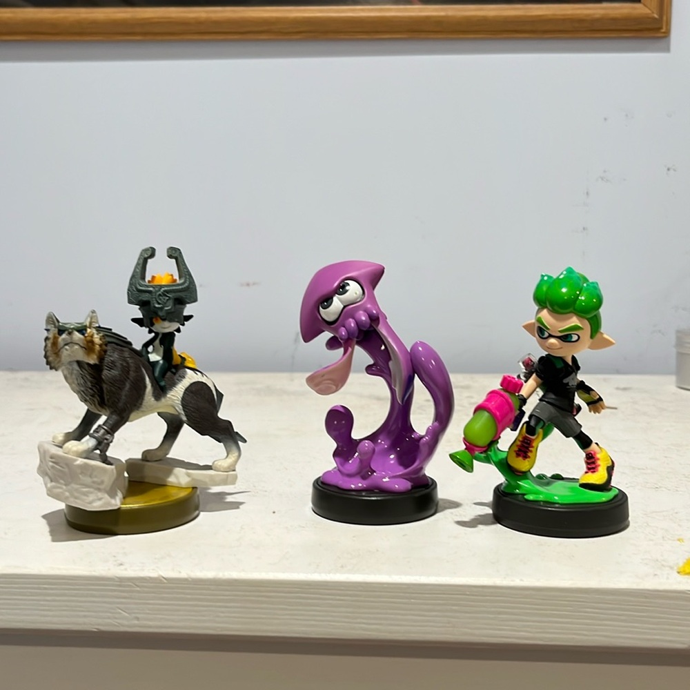 2 Splatoon & 1 Zelda Amiibo’s